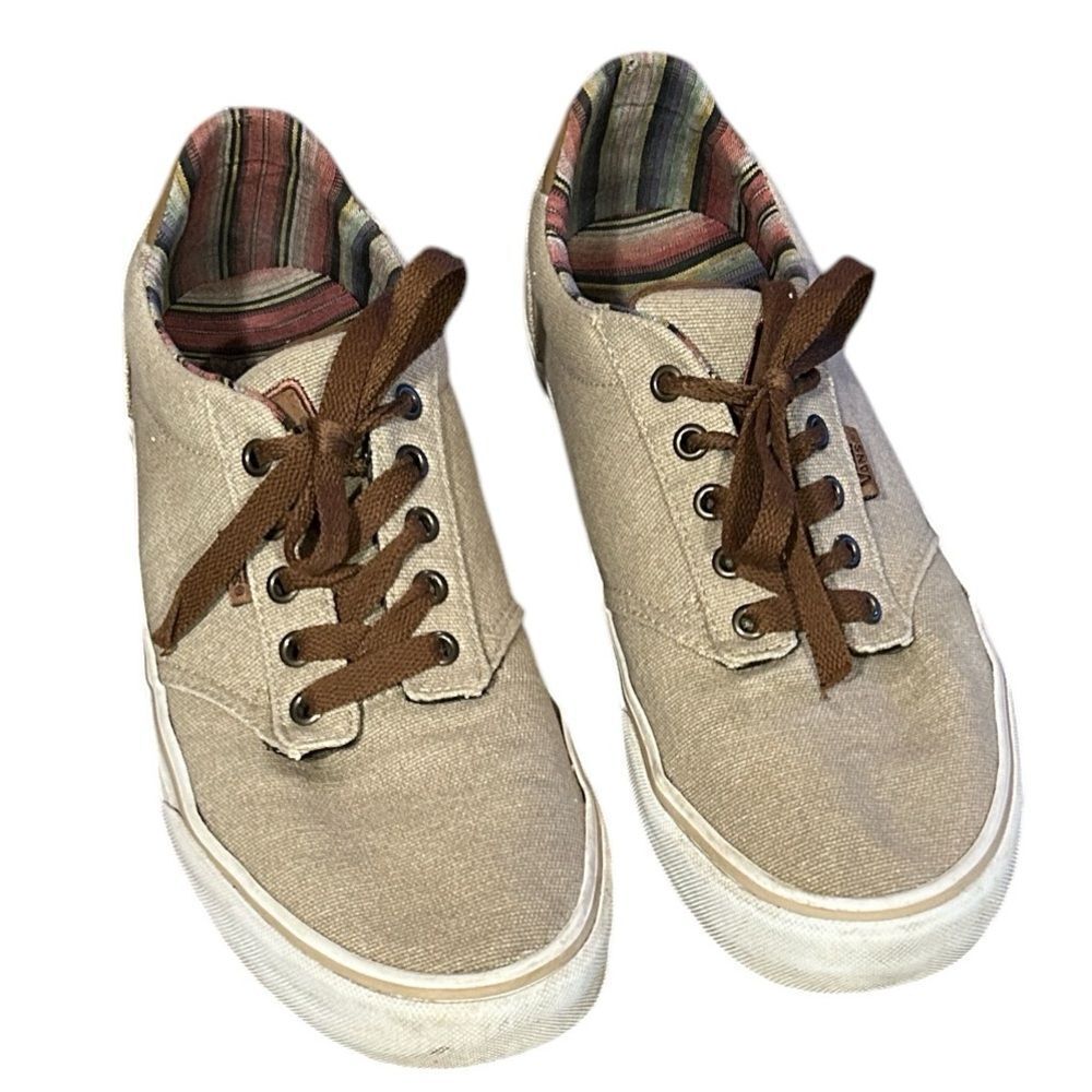 Vans Mens Ortholite Deluxe Comfort Tan Sneakers